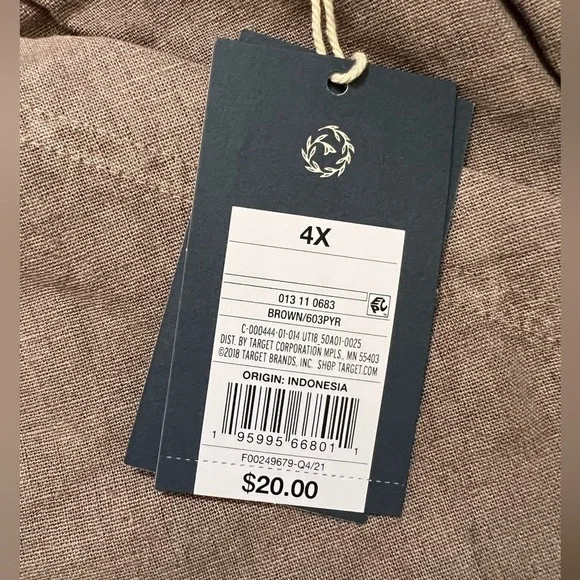 Universal Thread 3X mid-rise utility shorts brown taupe 4 convenient pockets - Picture 5 of 9